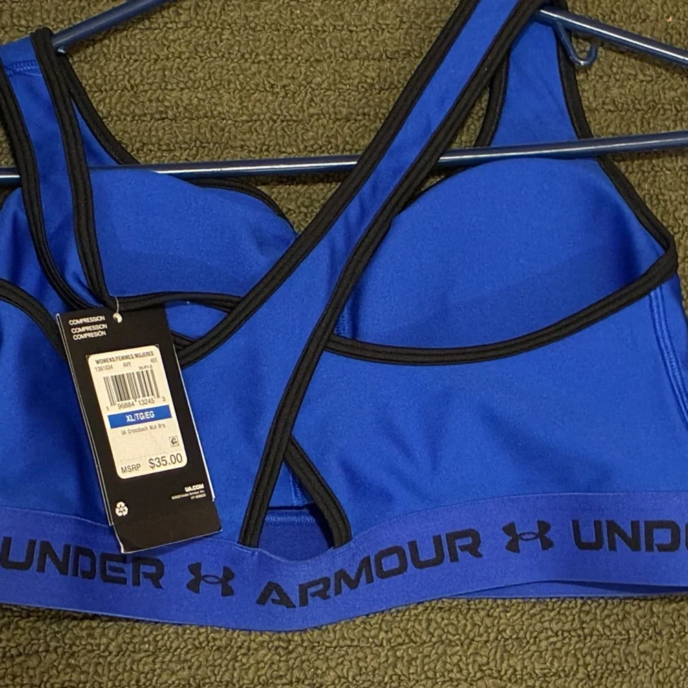 Women’s Under Armour Crossback Sports Bra - Picture 4 of 6
